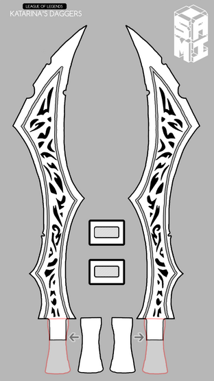 Katarina Daggers Pattern